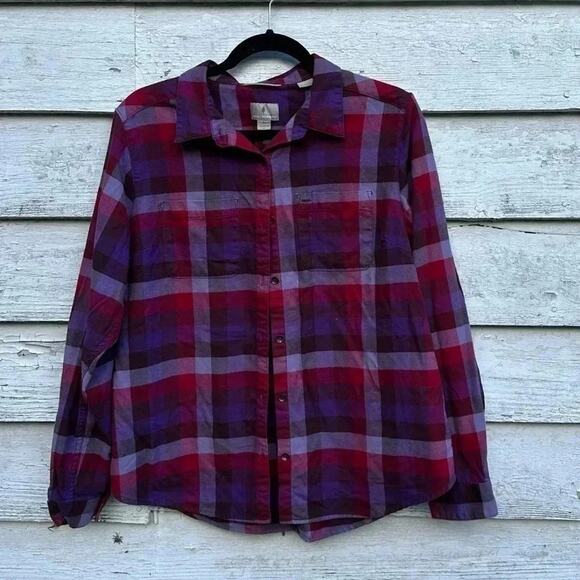 Royal Robbins Plaid Button Down Shirt - Size L in good condition - Picture 1 of 4